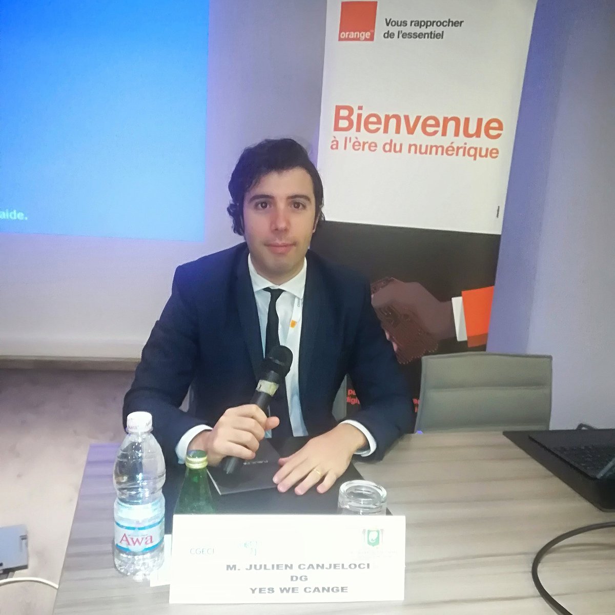 Merci <a href="/Cgeci_Officiel/">CGECI - Le Patronat Ivoirien</a> de m'avoir invité sur le thème #industrie 4.0.
J'ai parlé de l'usine connectée correspondant à une nouvelle façon d'organiser les moyens de production. L'e-usine s'affirme comme la convergence du monde virtuel et réel. #CGECIAcademy2018 #Afrique #digital