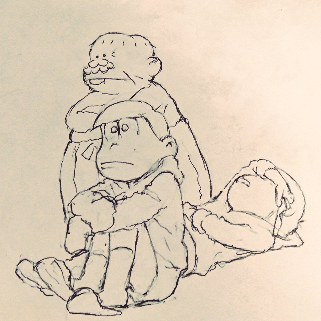 「待機。 」|鈴木かんち/Suzuki Kanchiのイラスト