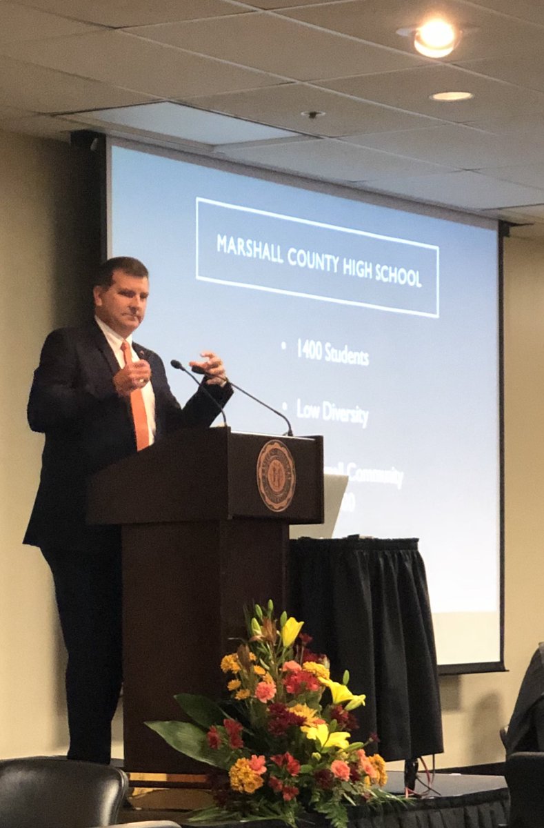 _david_lyons's tweet photo. @trentlovett kicks off our @KCSSnews Safe School Coordinators Symposium emphasizing the importance of being prepared to enhance student safety.  #marshallstrong https://t.co/XLoaeA02Zp