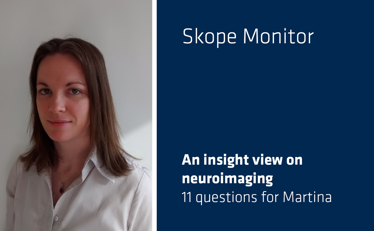 Skope_MRI's tweet photo. In our newest #SkopeMonitor interview, we were able to pick Martina Callaghan’s brain (@mfcallaghan) on several neuroimaging topics. How does she use Gadgetron? Where does she think quantitative MRI can add value? Read her 11 answers: https://t.co/P4m6fHklXA https://t.co/D3Bw7gLXSg