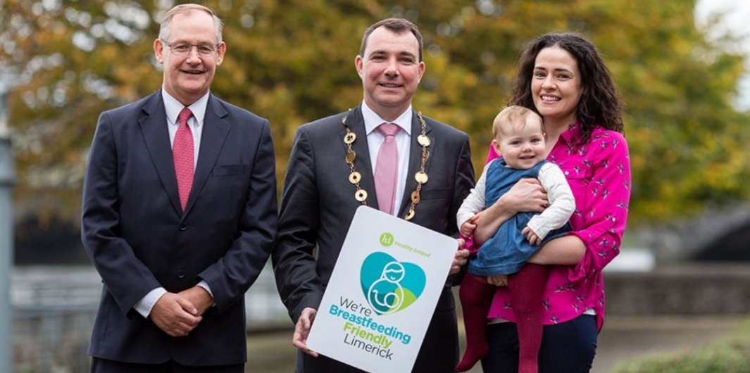 sarskeane's tweet photo. It was an honour to speak at @HealthyLimerick "We're Breastfeeeding Friendly" campaign - the first of its kind in Ireland. #breastfeedingfriendlylimerick #lkworkingtogether https://t.co/DxY0huNiiE https://t.co/qBXuKZhzqE