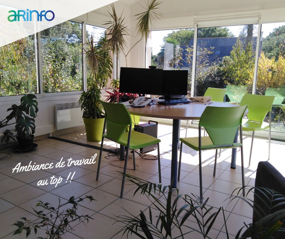 ARINFOerp's tweet photo. Chez @ARINFOerp , le cadre de #travail est #top ! 😉 D'ailleurs, on cherche toujours des talents ! #emploi #cdi #RSE #photooftheday #quimper #rt 

https://t.co/NlUwTWvC08 https://t.co/cgOZoQPeou