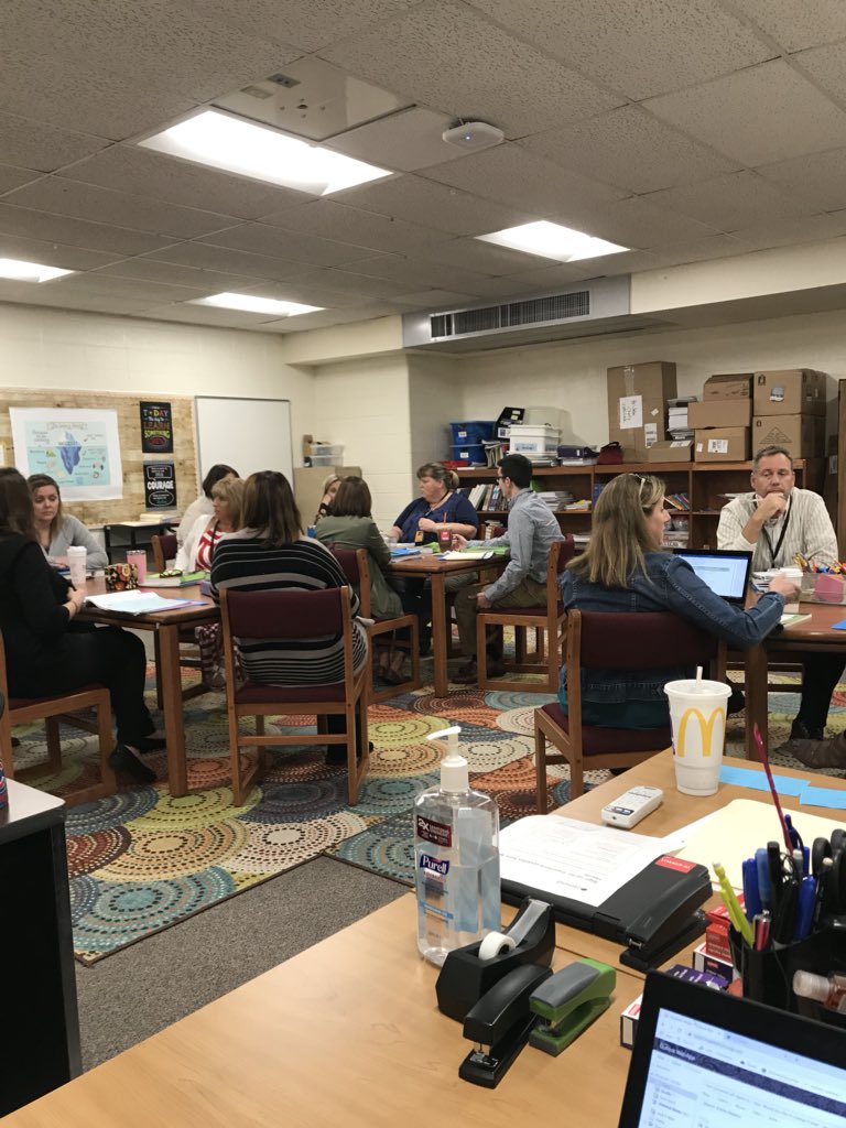 157cTechCoach's tweet photo. 4th grade teachers discussing the best use of @eureka_math exit tickets with their students #ChelseaPride  #myPLC https://t.co/dc8ejLonng