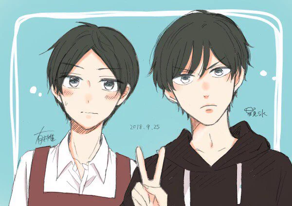 昨日は星見SKさんに会いに名古屋へ行ってきました！コラボイラスト描いたので載せます✨着色は星見さんがやってくれました～！嬉しい～！楽しかったです！！ 