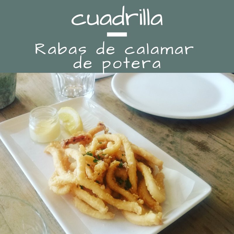 Prueba nuestras deliciosas rabas de calamar de potera, ¡te encantarán! Conoce más sobre nosotros en cuadrillarestaurantebar.es #restaurante #menu #montecarmelo #gastronomia #madrid
