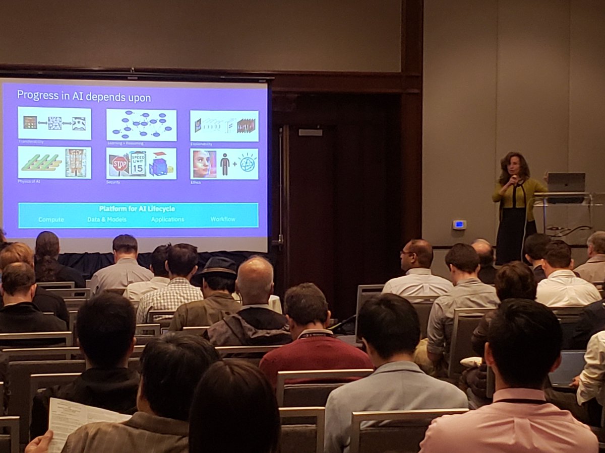 Prof_DavidBader's tweet photo. Dr. Lisa Amini, @IBM Director of @IBMResearch Cambridge gives Keynote at 22nd #IEEE 2018 High Performance Extreme Computing Conference #HPEC2018 on #Research Directions in #AI & #Systems @IEEEorg #HPC #ML #WomenInSTEM
https://t.co/vlJIqwNm2Q https://t.co/oHorrRjmwo