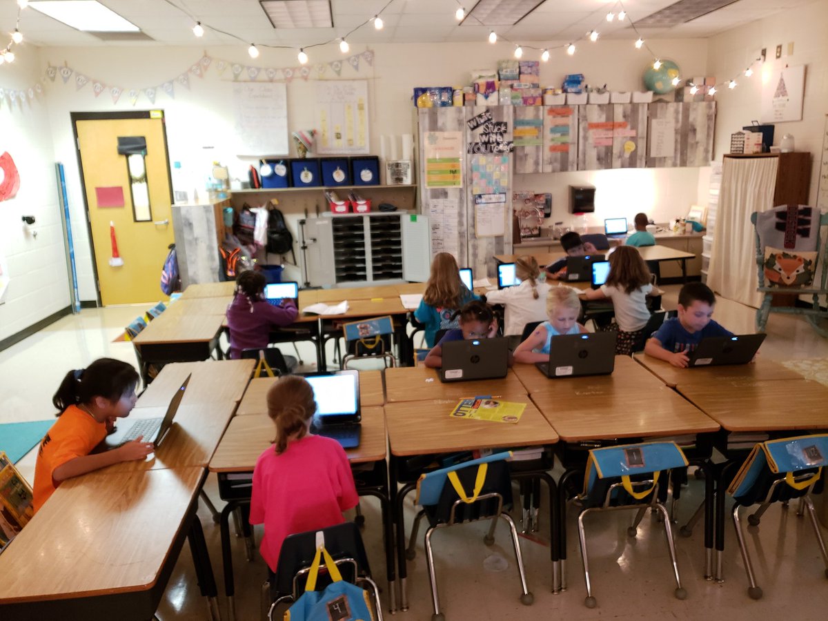 Today showed me that my sweet firsties can do ANYTHING! We practiced typing sentences with correct sentence structure and it was a hit! #digitallearningday <a href="/WildcatsWES/">Woodstock Elementary</a> <a href="/CherokeeSchools/">Cherokee Co. Schools</a>