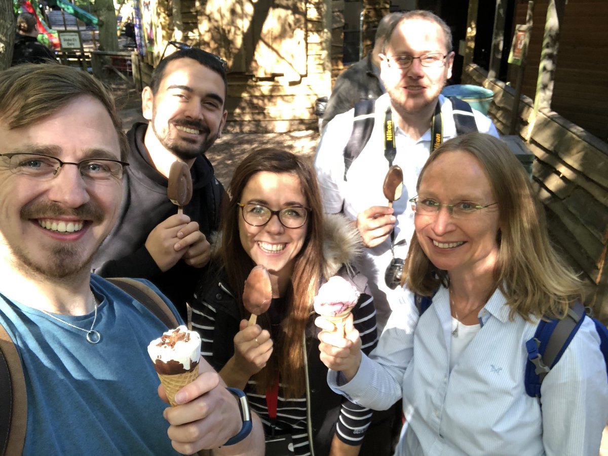 Motp247's tweet photo. Working hard on the @CCCUPsych trip to @WildwoodTrust with the MSc conversation course #researchisbetterwithicecream #animalwatchingworksbothways #workinghardorhardlyworking https://t.co/n333aTIgVA