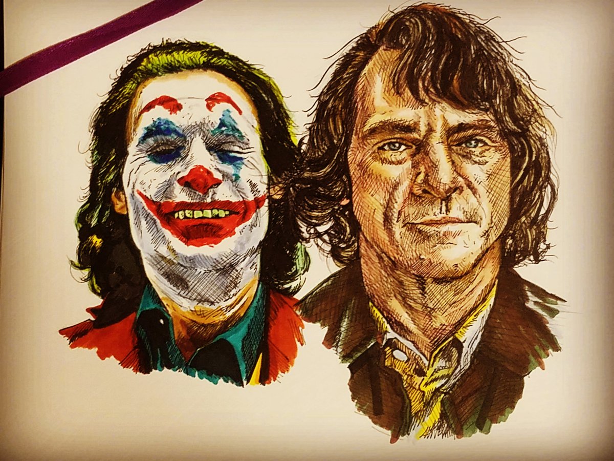 SmoKenArts's tweet photo. #joker #JoaquinPhoenix #arthurfleck #batman #dc #smokenarts #art #artist #prismacolor #finetip #haha #letsputasmileonthatface https://t.co/vTRpMBuM0m