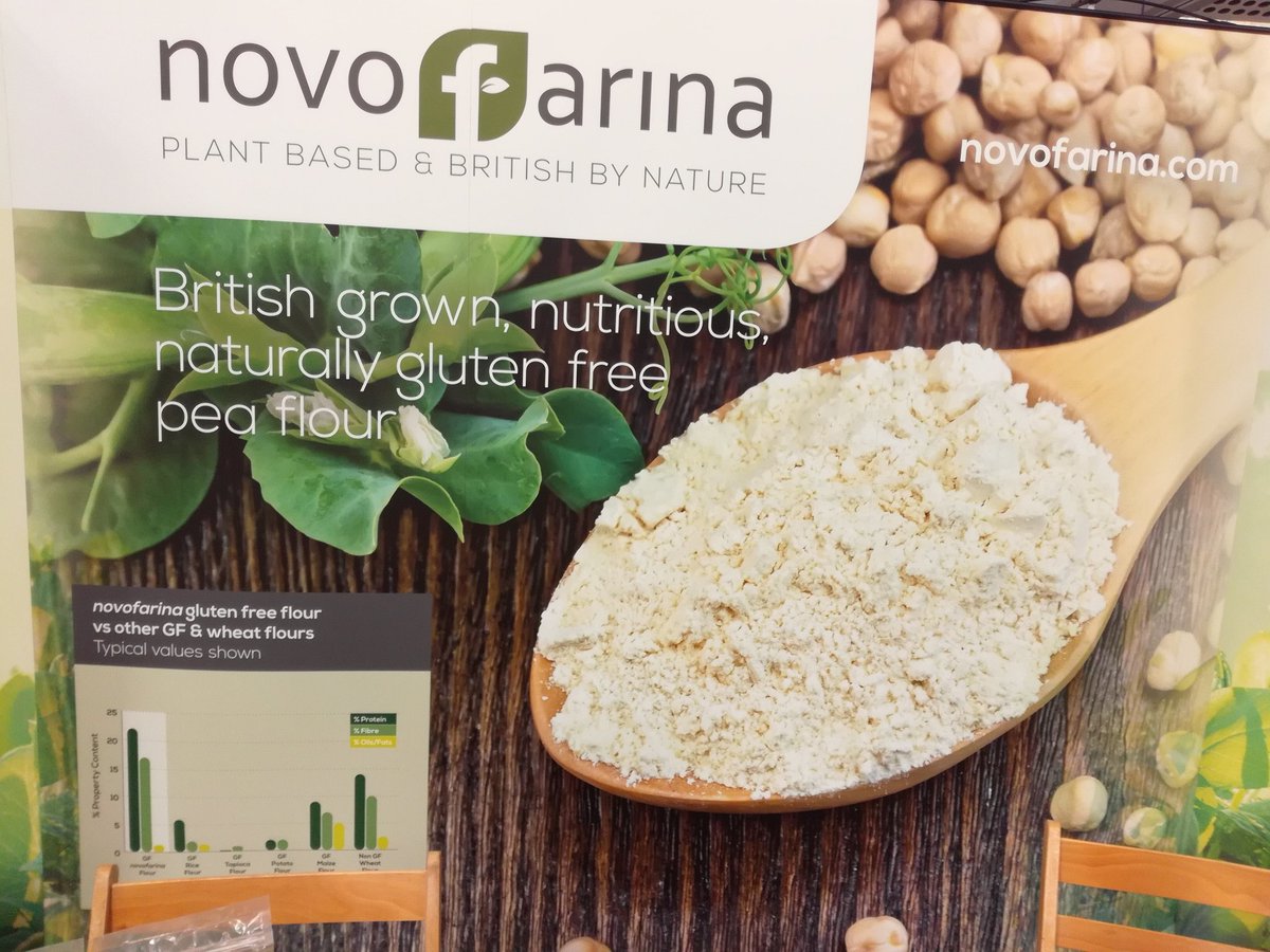 HuwSayer's tweet photo. #LF18 - gorgeous lemon and thyme cake made with #Norfolk grown and produced #glutenfree pea flour (yes really, peas) from @novofarina today at @LocalFlavours18 https://t.co/058URRbTJn