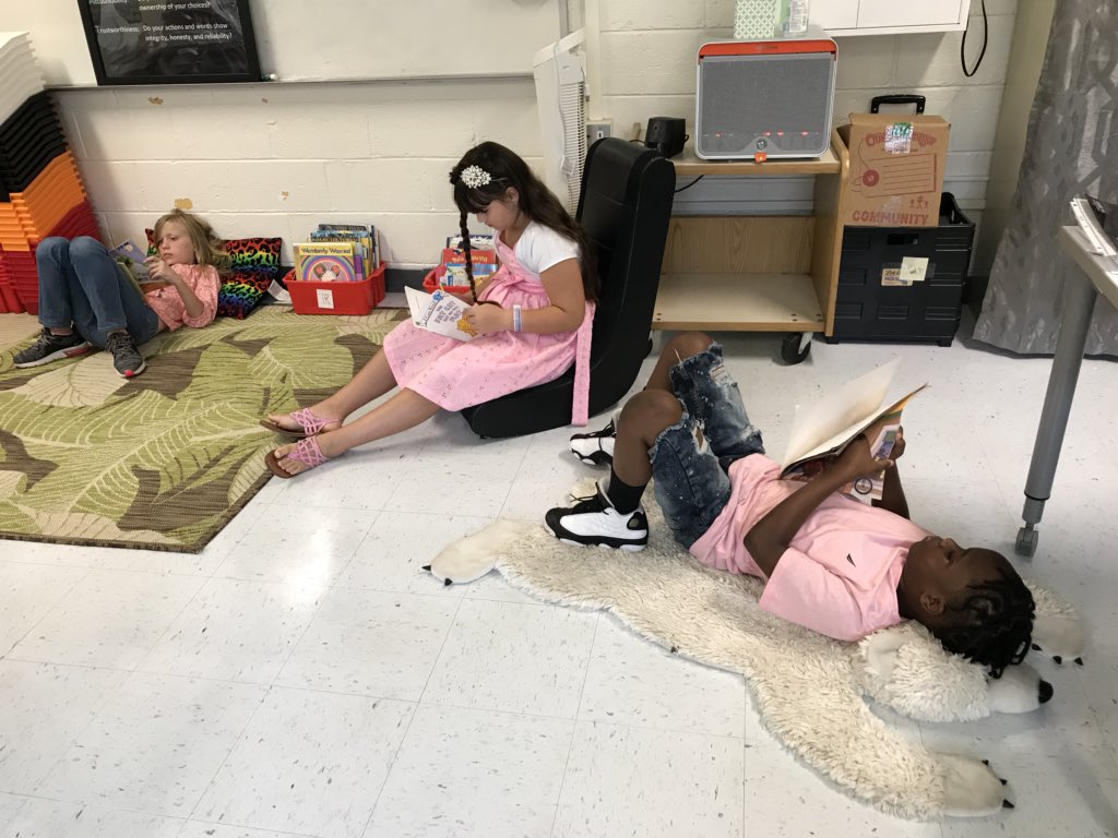 Couldn’t ask for a better 4th grade group!  So engaged in reading while I finish IRLA leveling!  #ARC #WestsideBestside