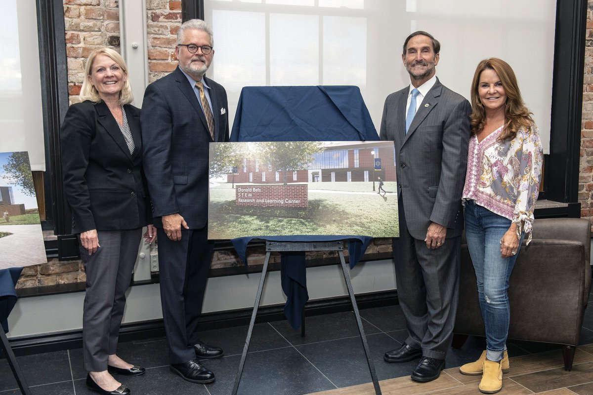 UCOBronchos's tweet photo. We finally get to release the news! We are naming the new STEM building in honor of President Betz - the official name will be the Donald Betz STEM Research and Learning Center. #RollChos #stem Read more: https://t.co/24W22zvPsd https://t.co/o00PPwraHw