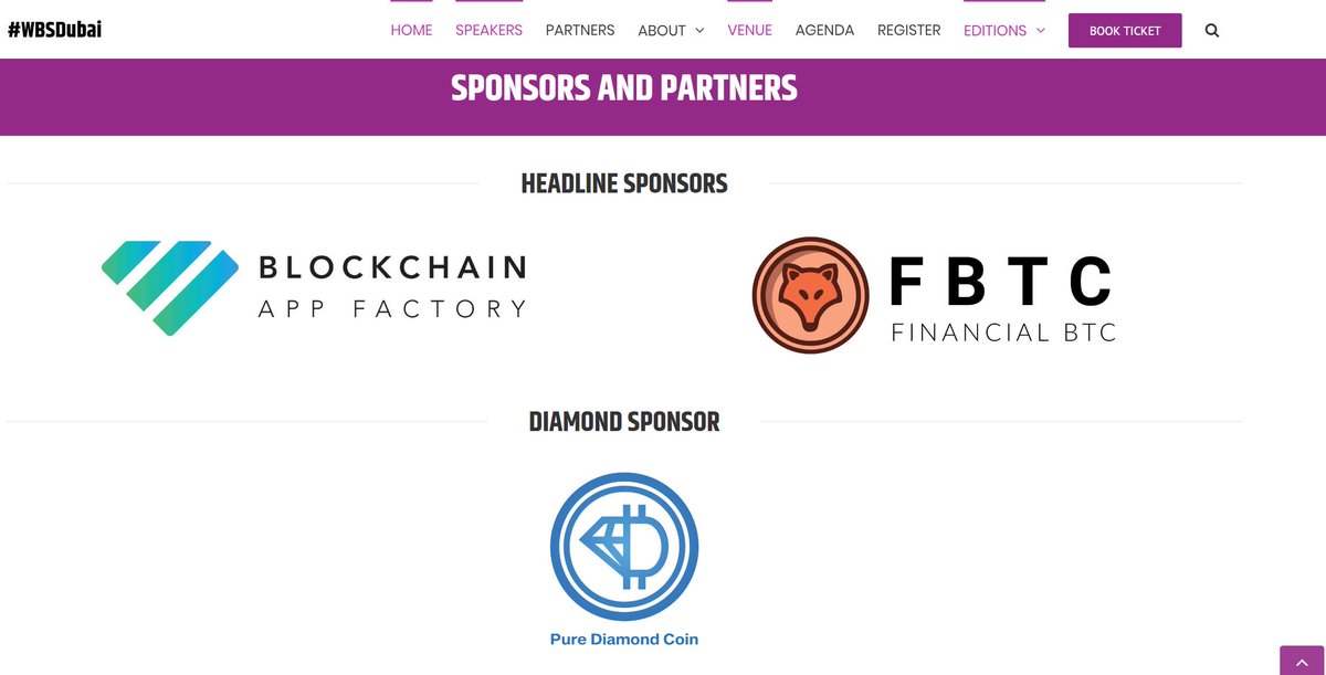 We are excited to be at World Blockchain Summit.
Thank you for inviting us.
dubai.worldblockchainsummit.com
#WBSDubai #Sponsor