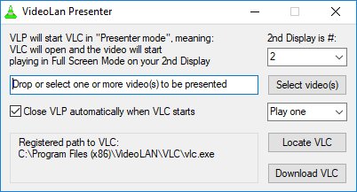 pymutrux's tweet photo. For those of you who are doing AV for meetings: here is an easy way to project a video on your second screen without having to drag a window, click on Play, click on Full Screen and struggle to find the volume slider... See VLP (VideoLan Presenter) here: https://t.co/ouW5e9zp8E https://t.co/mDvPS1Bigc