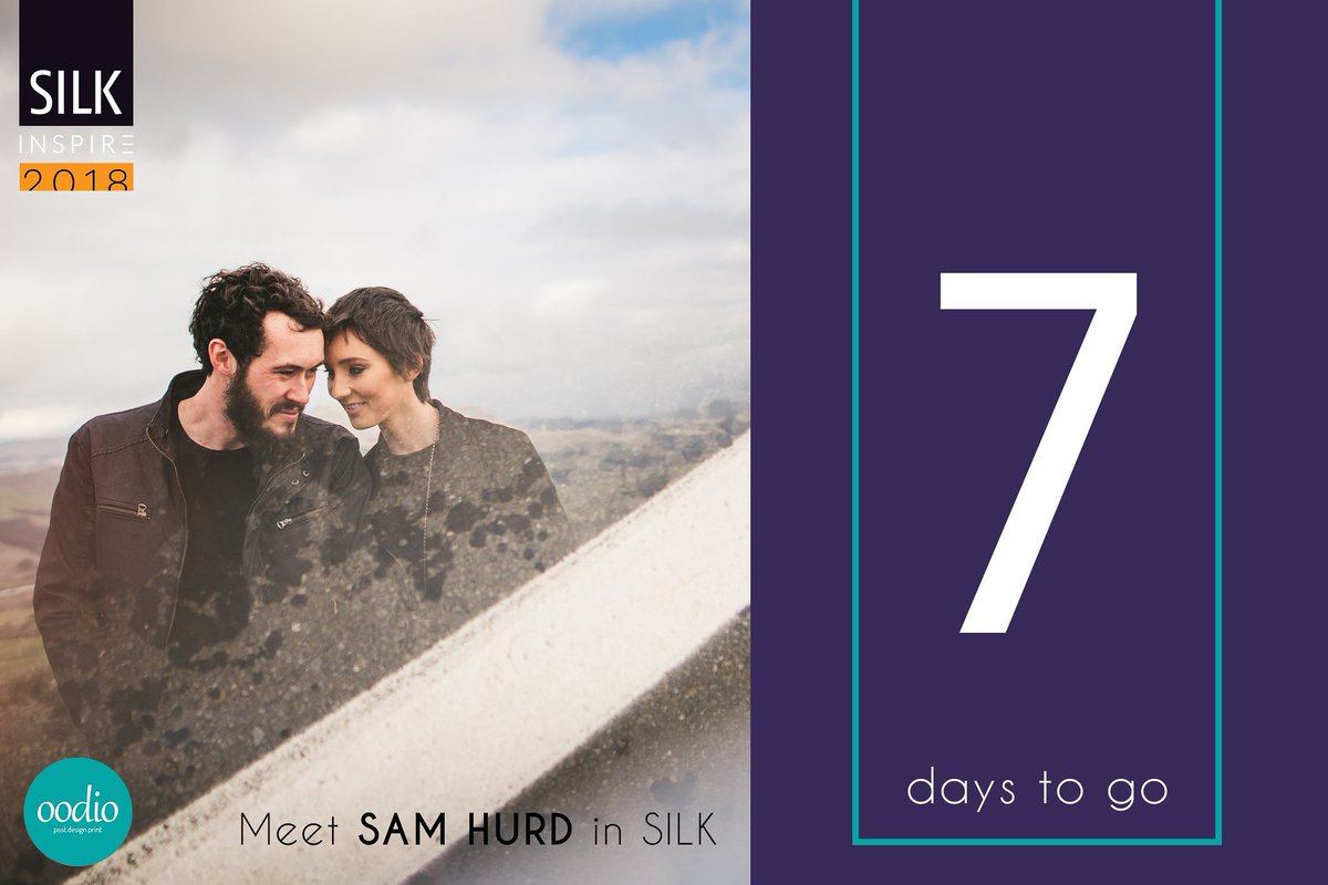 oodiostudio's tweet photo. Meet Sam Hurd at SILK

Seven days to go for the most awaited wedding photography festival!

Hope to meet you all at SILK INSPIRE 2018.

#oodio #silkphotos #silkinspire2018 #silkinspire 
#workshops #samhurdphotography #samhurdworkshop #samhurd #countdown #octoberevents https://t.co/iBh1HEysRT