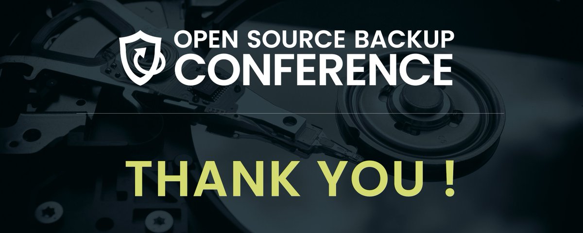 Thanks to all speakers, sponsors and of course attendees for joining this years #osbconf. It was a pleasure to have you all.

Safe travels home and enjoy the rest of the week.