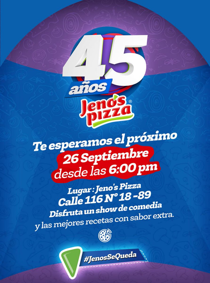 santigalvis82's tweet photo. Hoy #jenossequeda @JenosPizza esta noche nos vemos https://t.co/tQkWmT9vLP
