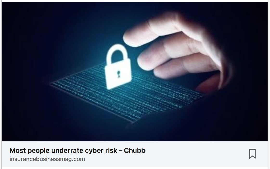 Most people underrate cyber risk – Chubb
lnkd.in/eUEcbpD