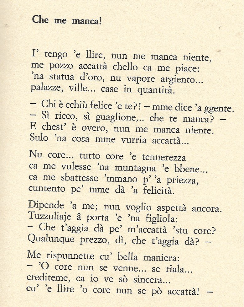 cari estimatori della poesia,  #BuonaSerataInPoesia il Dè Curtis.
@MaurilioVitto @mariaireneali @Sellitti_MR @Papryka5 @facasus @FedericaAnto2 @LSolpietro @Migliaccio31 @Spessofia @BaroneZaza70 @antojackie @RosannaAvella @_Vivi2013 @ValerioLivia @giusyoni @CarlaSicuro1 @672Cilia