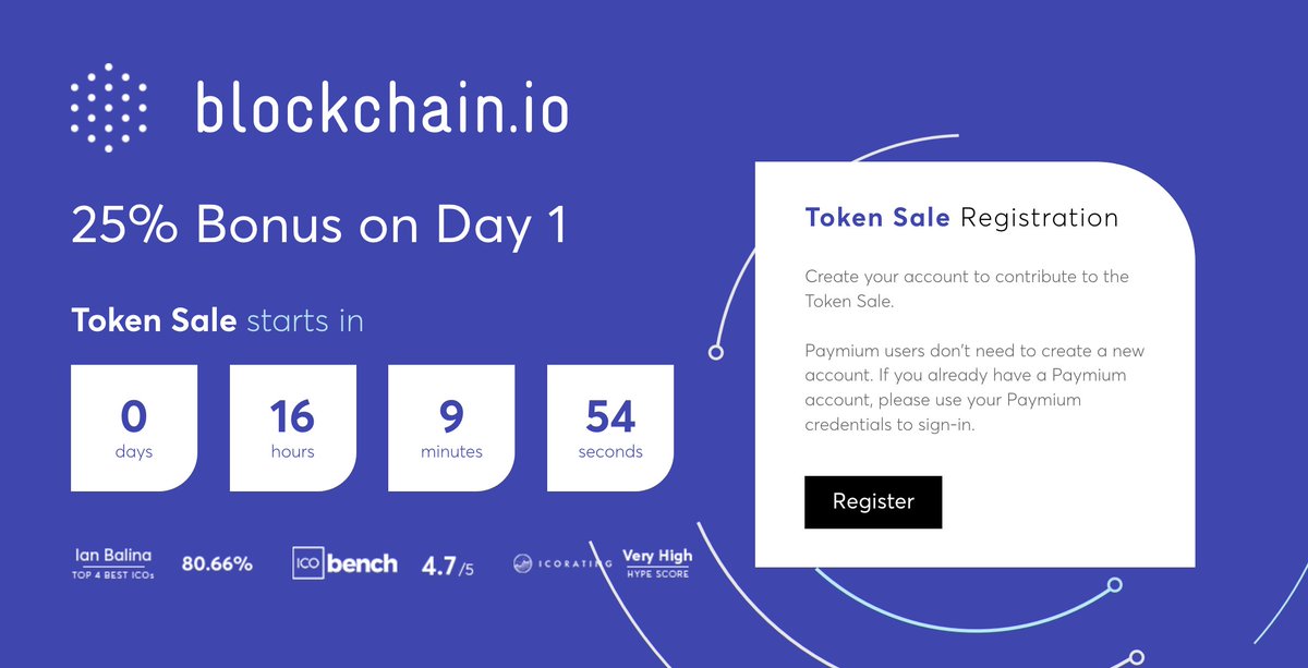 paymium_en's tweet image. 🚨 D-1, Token Sale starts tomorrow, on September 27, 6:00 AM UTC ⏳ Everything you want to know about the #TokenSale is here Blockchain.io/token-sale  . What are you waiting for? #BCIO #ICO #cryptocurrency #Crypto