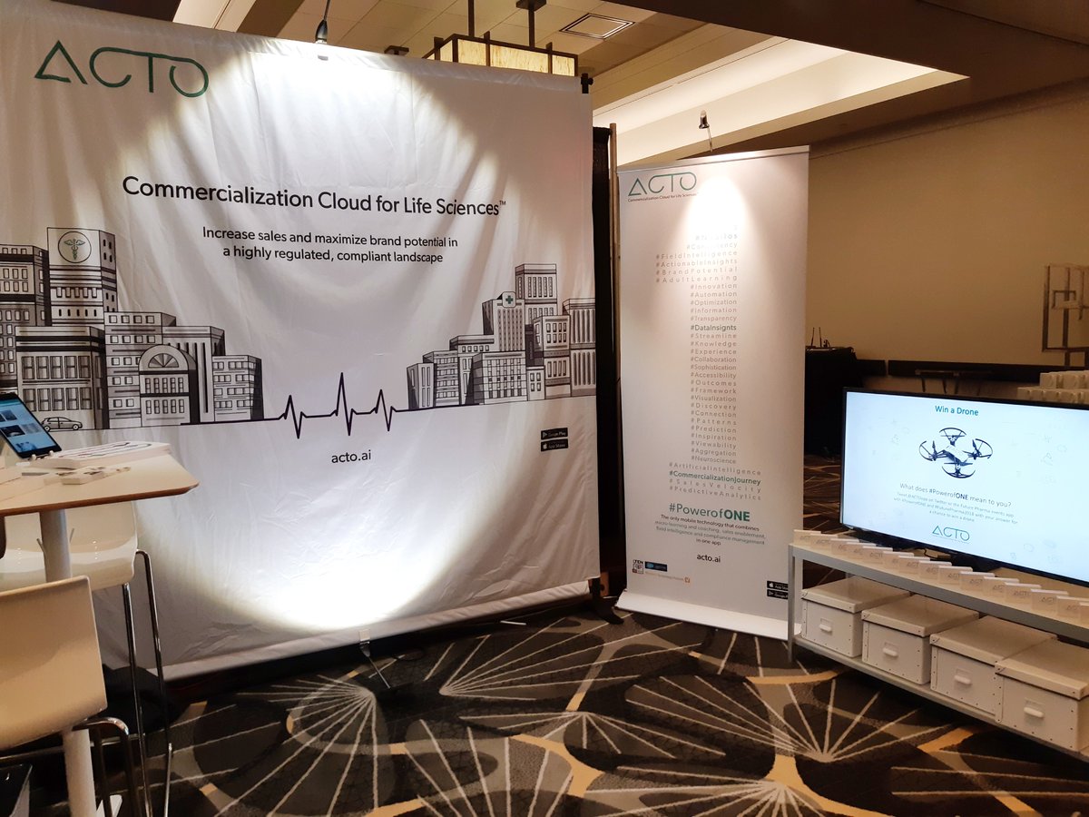 ACTOapp's tweet photo. ACTO is at Future Pharma 2018 in Boston. Booth number 17. Come and learn about the #PowerofOne. 

#ACTO #CommercializationCloud #LifeSciences https://t.co/LT66YovqcN