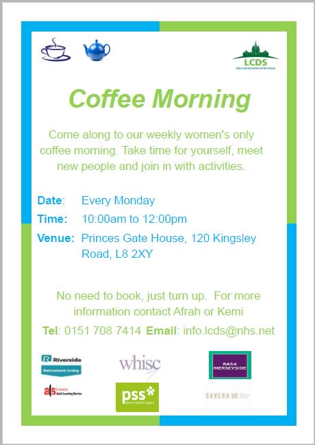 New Peer Group starting for #parents living in and around #Liverpool8. Also our #weekly #womenssession is still ongoing.  Join us for activities, conversation and refreshments. 🙋🏾‍♀️🙋🏾‍♂️🥞☕️