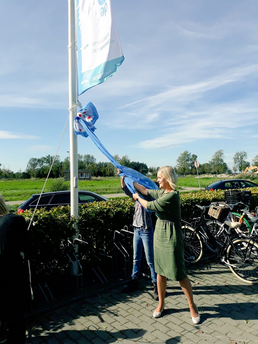 De pionier in Techum is nu officieel een integraal kindcentrum. Felicitaties aan alle kinderen en de partners proloog en Sinne kinderopvang. 💐
