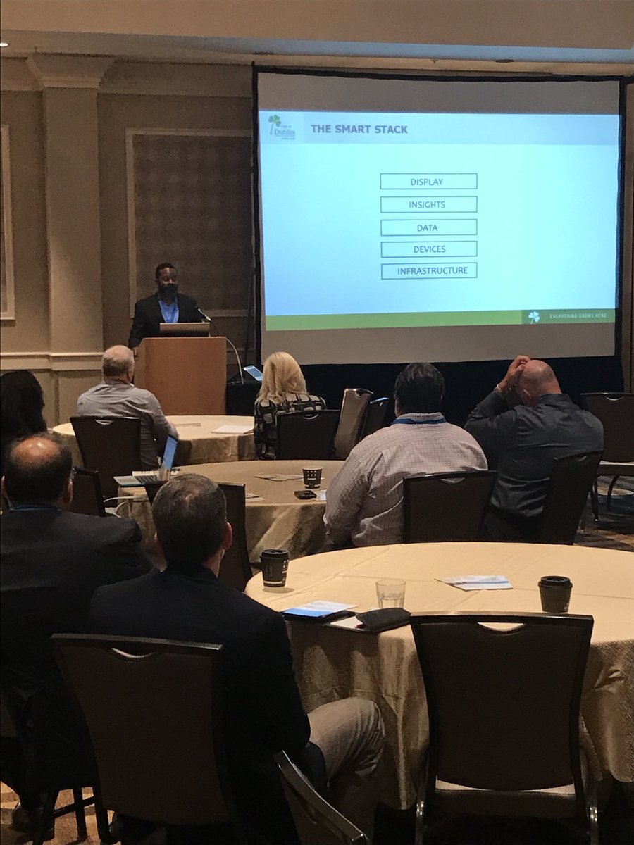That dude <a href="/DougITPro/">Doug McCollough</a> crushing his presentation on Smart Cities at the Great Lakes Connect Broadband Conference #greatlakesconnect