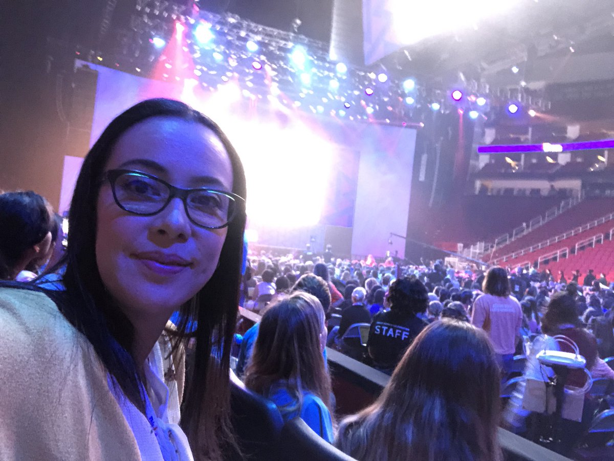 #GHC18 here we go! Can’t wait for the keynote with <a href="/Padmasree/">Padmasree</a>