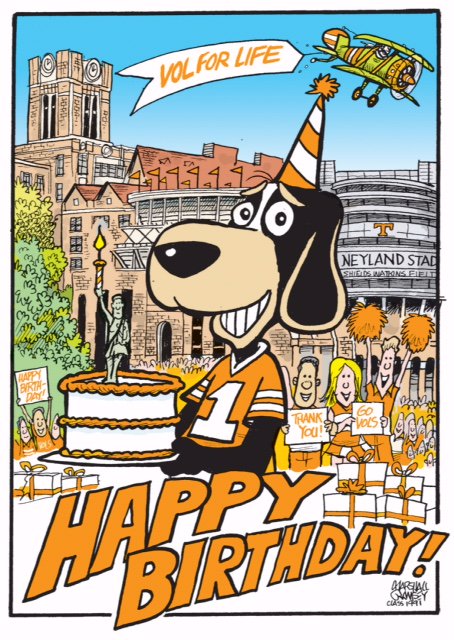 Happy Birthday 65th birthday Smokey! <a href="/UTKnoxville/">UT Knoxville</a>. You don't look a day over say three or four.
