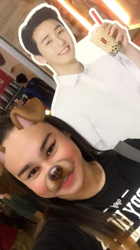 urdanettaQ's tweet photo. Napatili talaga aq sa SM nung nakita kita sa Gong Cha! nauna na me mga bhes ha hnd ko na mahintay ang primetime eh ♥♥♥♥ #SecKimAndIvan #SecKimOffer https://t.co/71N6qIZQL1