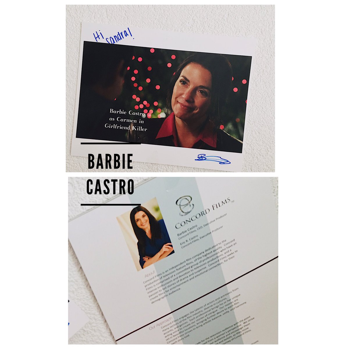 smaia89's tweet photo. This is what Pride looks like. And gratitude. Oh, and admiration/inspiration! My @barbiercastro, you’re amazing and I can’t even find the words to thank you. ♥️✨💫 #myidolisbetterthanyours #BarbieCastro #myinspiration https://t.co/pdE94wBlNA