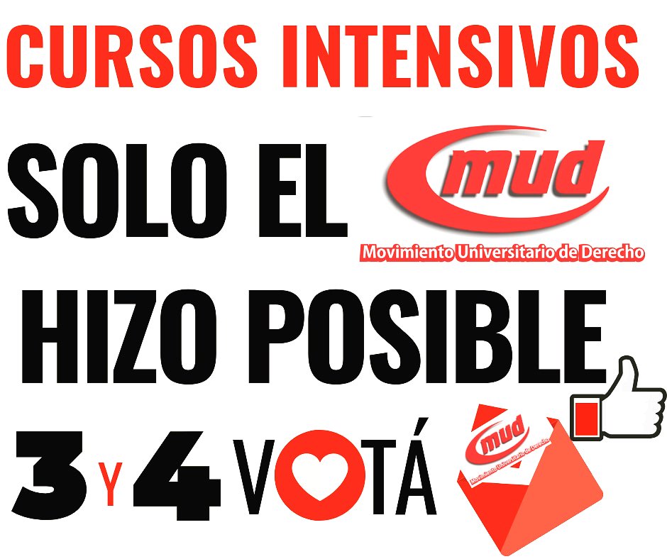 MUDDERECHOUNNE's tweet photo. ❤️NUESTRAS PROPUESTAS❤

Con el MUD en centro vuelve a manos de los #Estudiantes 

#MudCed #2018 #2019 #Elecciones #Derecho #Unne 3 y 4 de #Octubre #Vota #Mud https://t.co/E0N2AbMbrI
