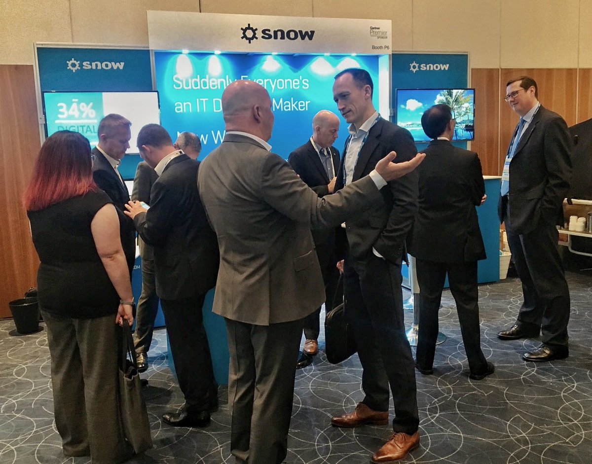SnowSoftware's tweet photo. Suddenly Everyone’s an IT Decision Maker, now what?! Snow reveal why you need to adapt your role for the change in tech spending power. Visit booth P6 #GartnerITSV #TechGuardian https://t.co/tQFucrs5EX