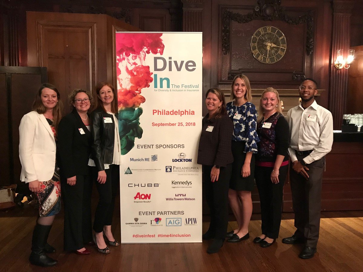 GinaRossDean's tweet photo. @MunichRe_US proud to support last night's events with @DiveInFest Philadelphia! #time4inclusion https://t.co/bfTad3QMDV