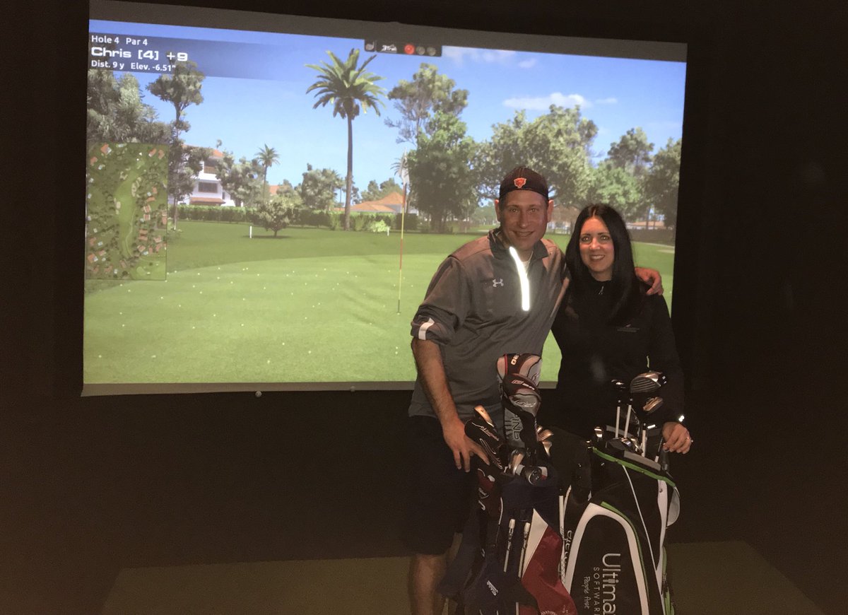 nortonsteph's tweet photo. Quality time in Iowa with @UltimateHCM ERM, Chris Nesbit. Got to show off my new golf bag! Thanks team for a thoughtful b-day gift! #ermlife #ultiswag https://t.co/t8pQB17Qrr