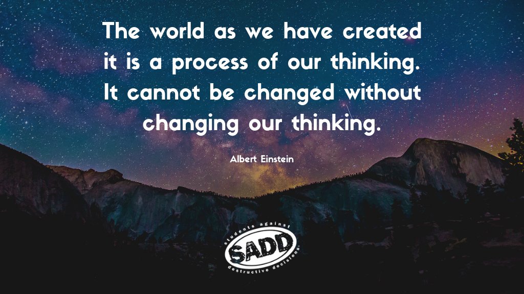 SADDnation's tweet photo. The change you wish to see in the world starts with an idea. 💡Take those positive thoughts &amp; turn them into action!  🙌🏼#WednesdayWisdom https://t.co/hyfw1YE9AU