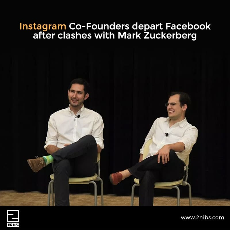 2nibsDnT's tweet photo. Kevin Systrom, CEO and Mike Krieger, CTO, also Co-founders of Instagram have planned to leave the company got tired of working with Mark Zuckerberg, who allegedly is taking more of an involvement in running Instagram as Facebook's popularity is dipping.
.
#instagram #facebook https://t.co/B8OL6t8t7E