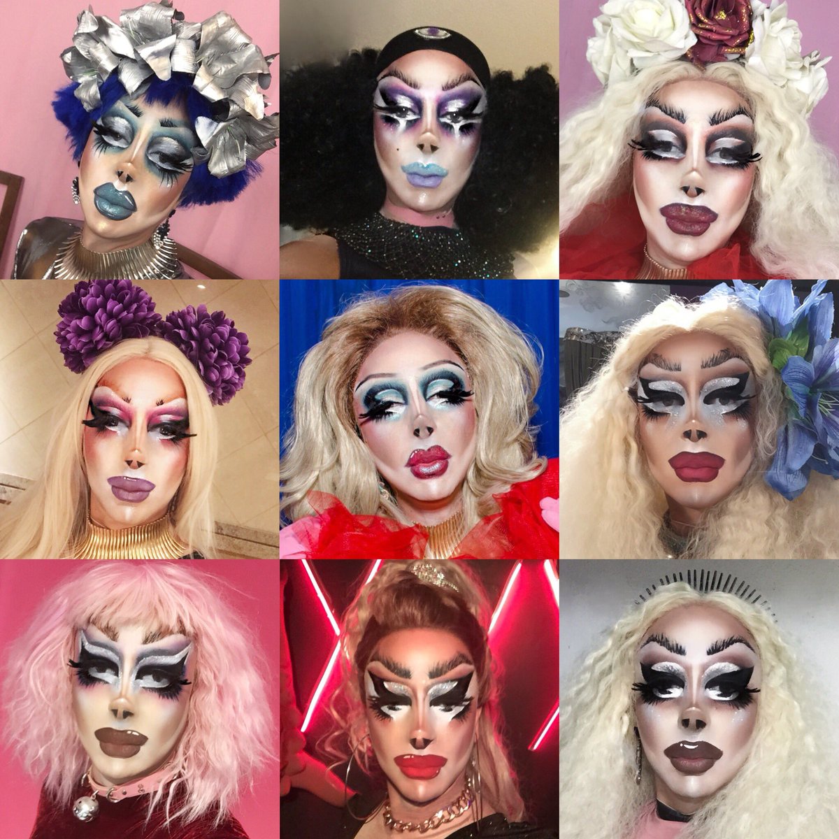 ViceNikita's tweet photo. Niki niki niki!!!! 
#drag #dragartist #dragmakeup #makeupartist #nikitavice #kryolan #urbandecay https://t.co/R3s9T4Mjr9