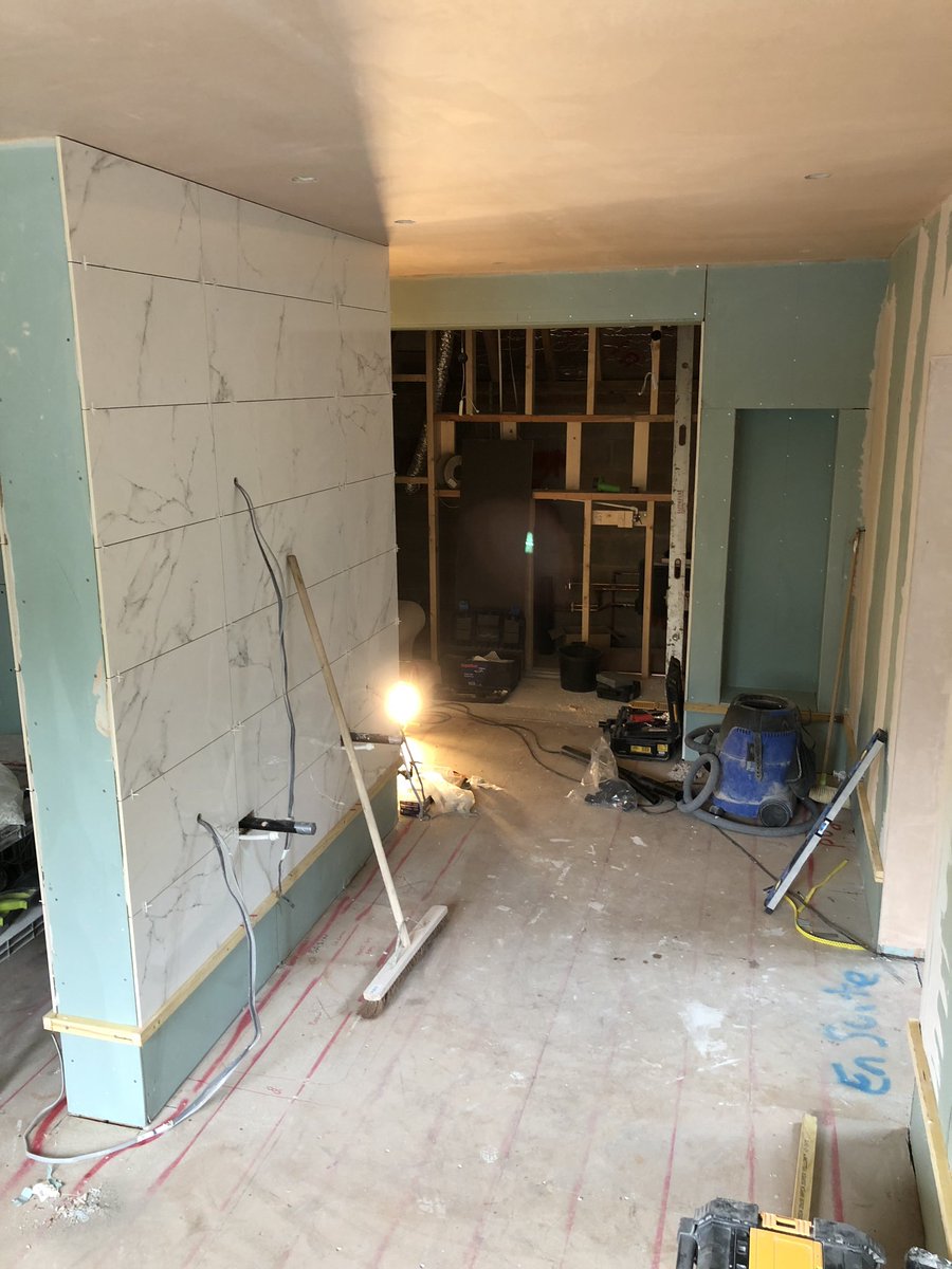 Artisan_tiling's tweet photo. Master en suite and steam room began today. Almost 140 sq metres 😮keep me busy. @BALtiling @Porcelanosa_EN  @ctdtiles @CTDTrade https://t.co/C0NeTBk3nx