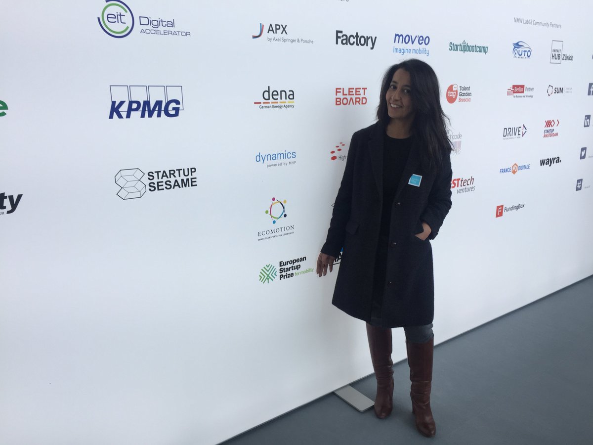 sesamers's tweet photo. Our #RockstarMentor @KarimaDelli slaying it at the @numobilityworld! #nmw18 #iaa18 #iaanfz #sesamer #proud #weareeverywhere #gogirl https://t.co/lvOFjbIe9i