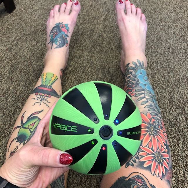 360AthleticsInc's tweet image. With three speeds of high-intensity vibration packed into this SMR ball, the Hypersphere will effectively pin point and release those tough, tender trigger points.  @hyperice 

#hyperice #hypersphere #recovery #myofascialrelease #fitnessrecovery #rollout