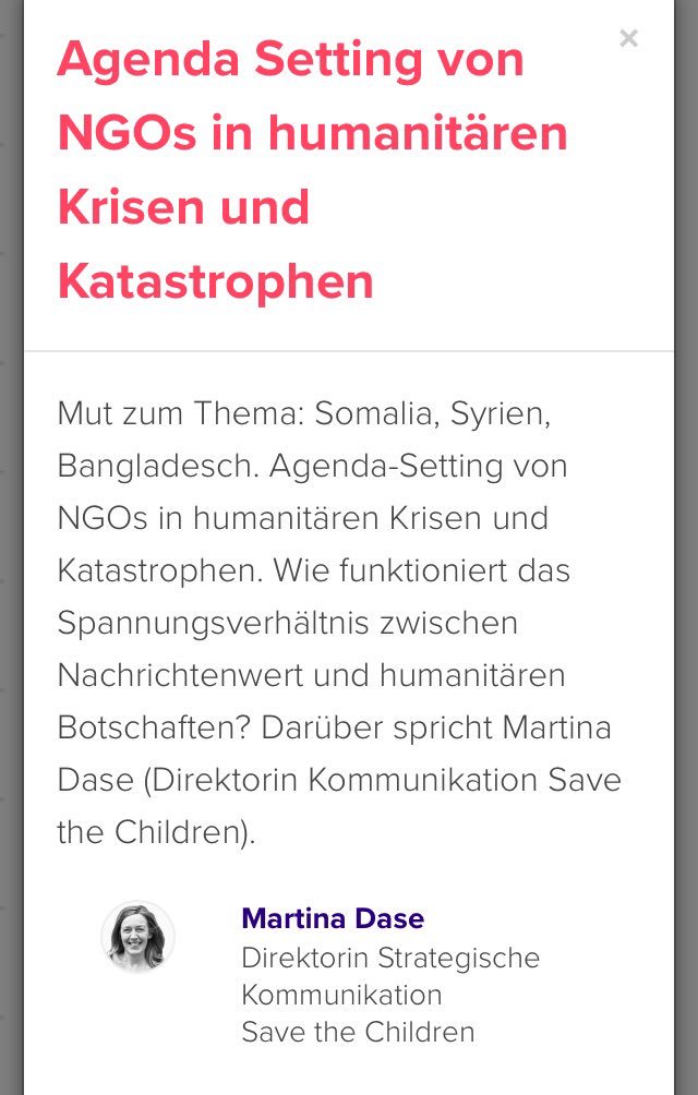 SaveChildrenDE's tweet photo. An alle Teilnehmer vom #kk18: Morgen um 15h den Impulsvortrag von der erfahrenden @MartinaDase nicht verpassen! "Agenda-Setting in humanitären Krisen!" #mutlohntsich #bcc #berlin
https://t.co/viuqFN0aIn #ngo https://t.co/k9UQLbTbk4
