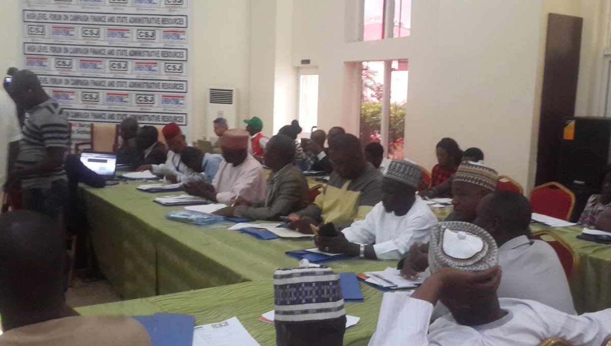 csj_nigeria's tweet image. #CampaignFinanceReforms Because there is a sense of abuse or corruption in a system does not mean the entire system should be thrown away