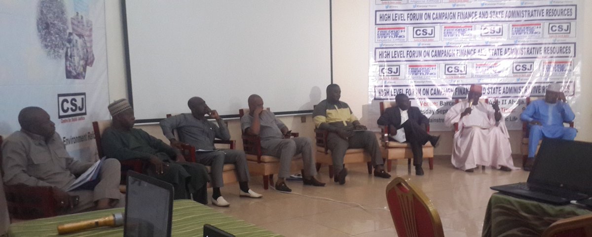 csj_nigeria's tweet image. #CampaignFinanceReforms Because there is a sense of abuse or corruption in a system does not mean the entire system should be thrown away