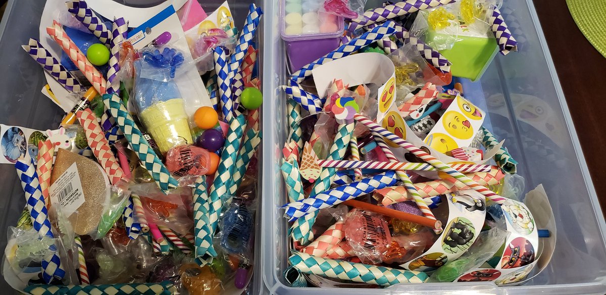 curlioier's tweet photo. Prize boxes for both classes are ready for this year's parties! https://t.co/1yRgtvM7iu
