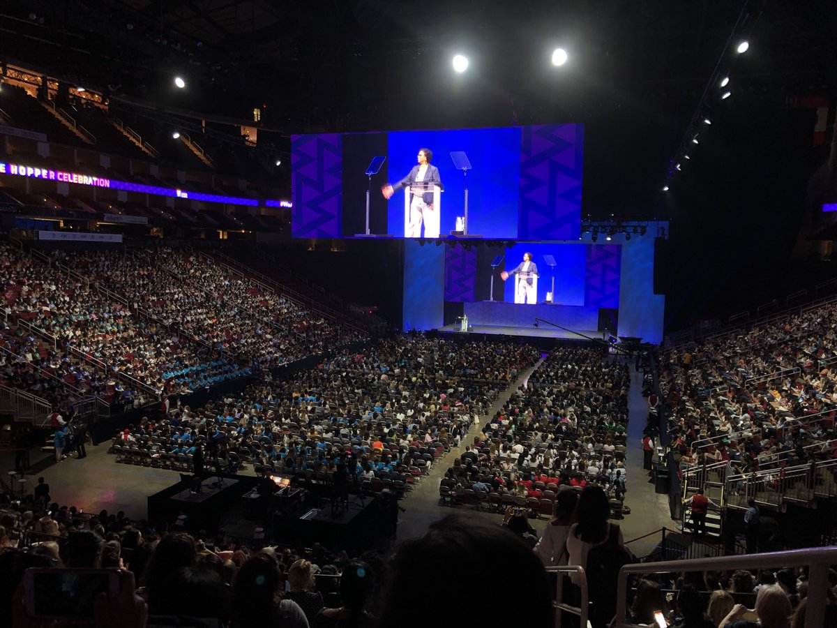 20,000 attendees as GHC. This is truly amazing! #ghc2018 #womenAtNetflix