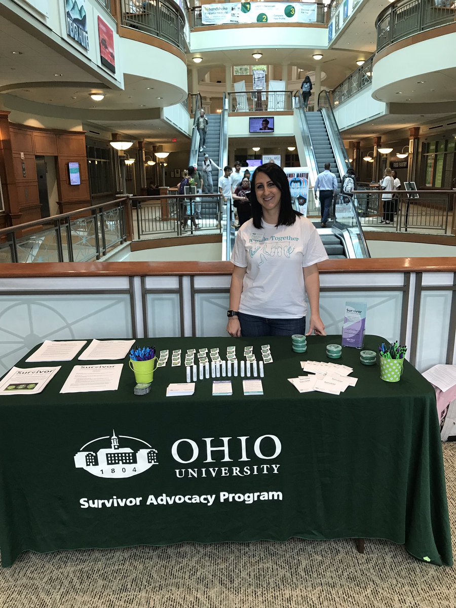 OHIObystander's tweet photo. Thank you @OUSAP for supporting A Mile Together today! SAP will be here all day providing resources! #AMT2018 https://t.co/0rZdfF4kFS