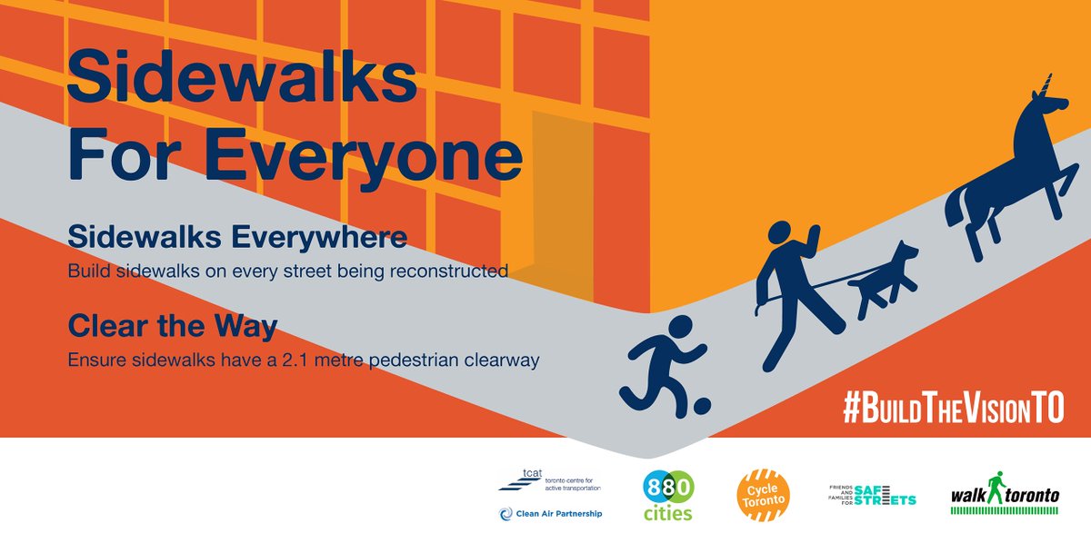 CityBuildingTMU's tweet image. It's 2018...time we build sidewalks that accommodate all users. This is part of making streets safe for everyone. #BuildTheVisionTO