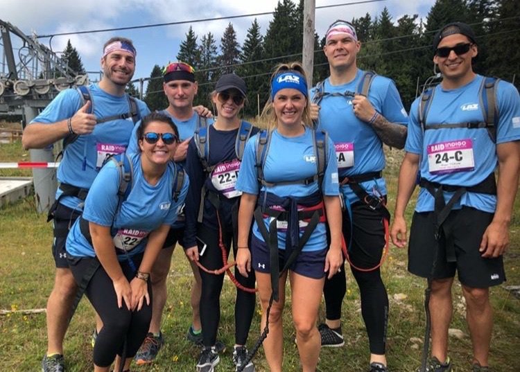 LAZParking's tweet photo. Congratulations to our 2018 Indigo Raid teams who cani-crossed, ran, hiked, biked and orienteered their way to 7th and 15th place out of 56 teams! #OwntheMojo #teamwork https://t.co/QWAVpxPFRi